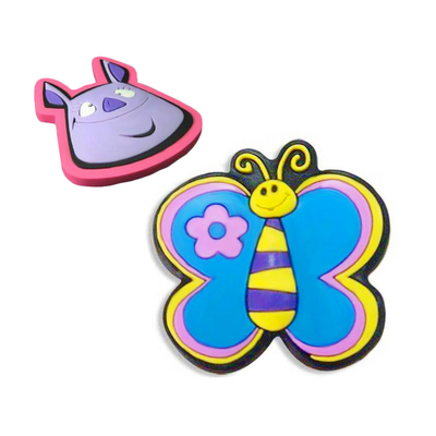 Shape Cute Round 3d Smile Theme Israel Flag Design PVC Fridge Magnet Custom Made For Different Countries